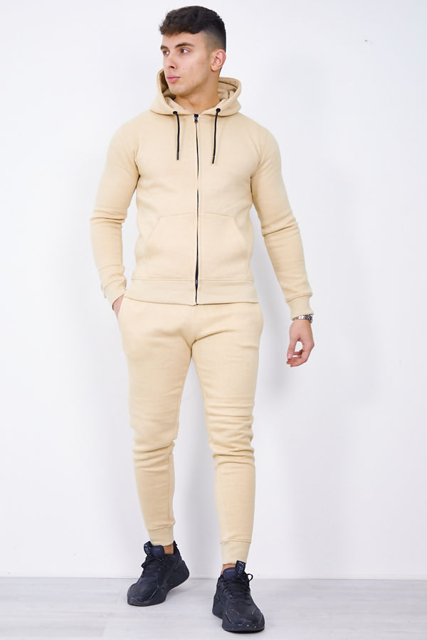 BEIGE-BLOCK-HOODED-TRACKSUIT