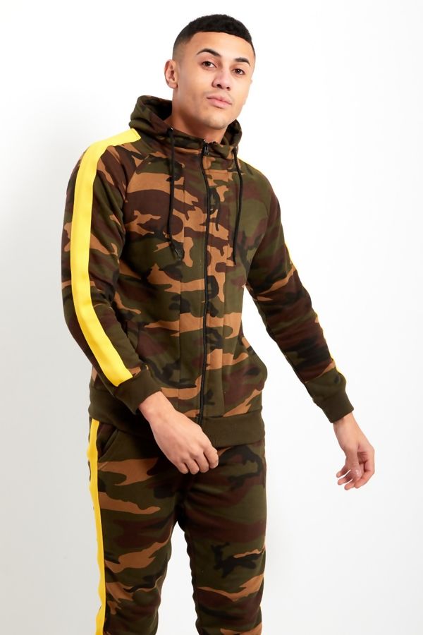 CAMO-STRIPE-SKINNY-FIT-HOOD-TRACKSUIT