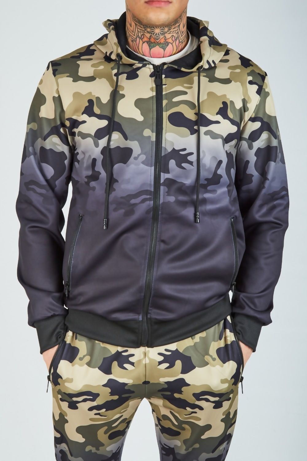 Khaki-Camo-Skinny-Fit-Hooded-Tracksuit